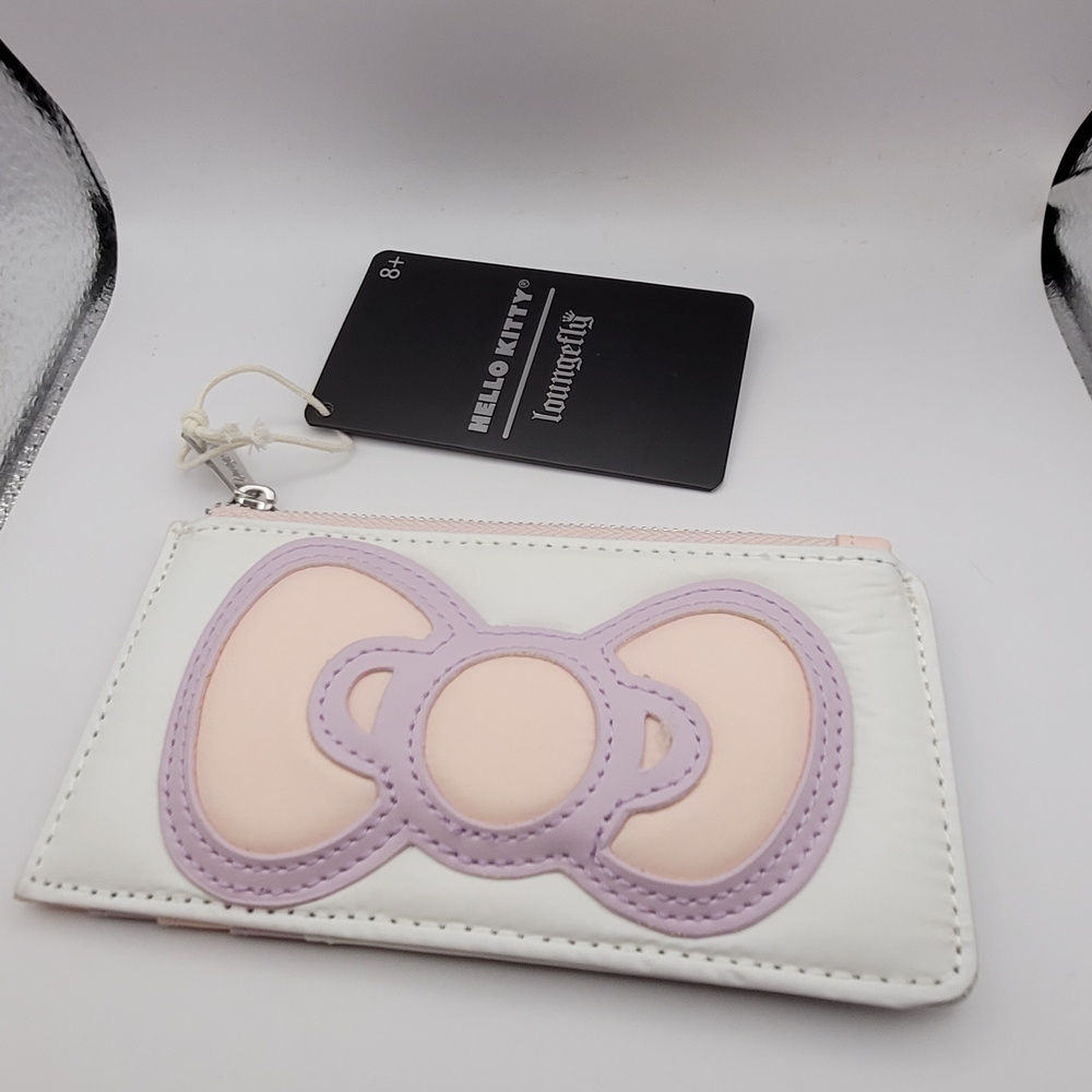 Hello Kitty Loungefly White and Pink Wallet